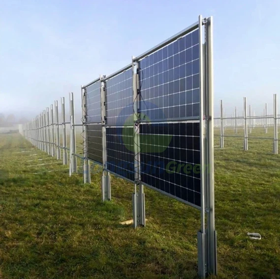 Bifacial Solar Fencing Structure Bifacial Solar Fencing Structure