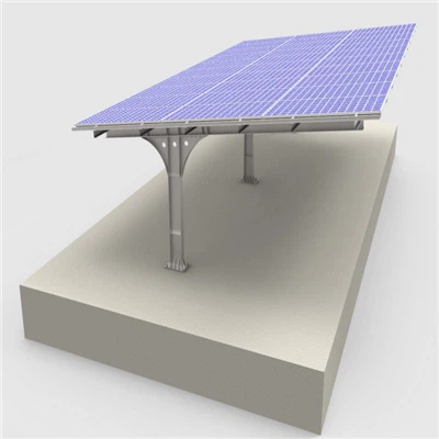 HDG stål solcarportstruktur